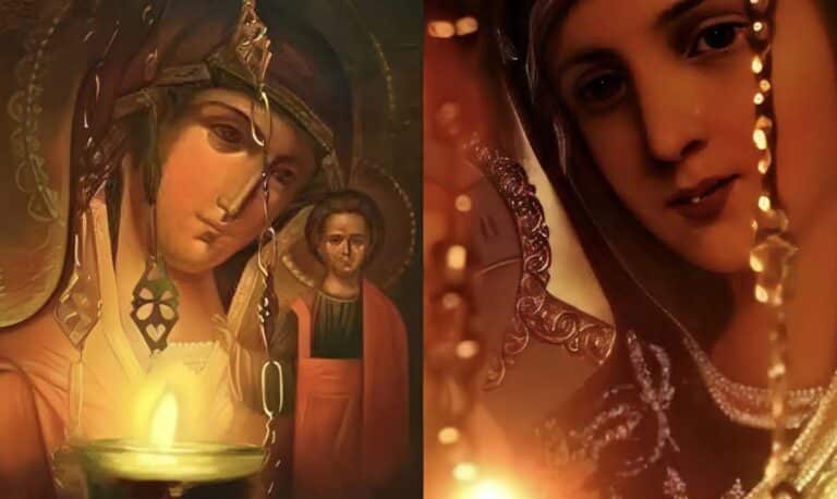 Παναγία μου, τι δύναμη έχει το λάδι από το καντήλι Σου