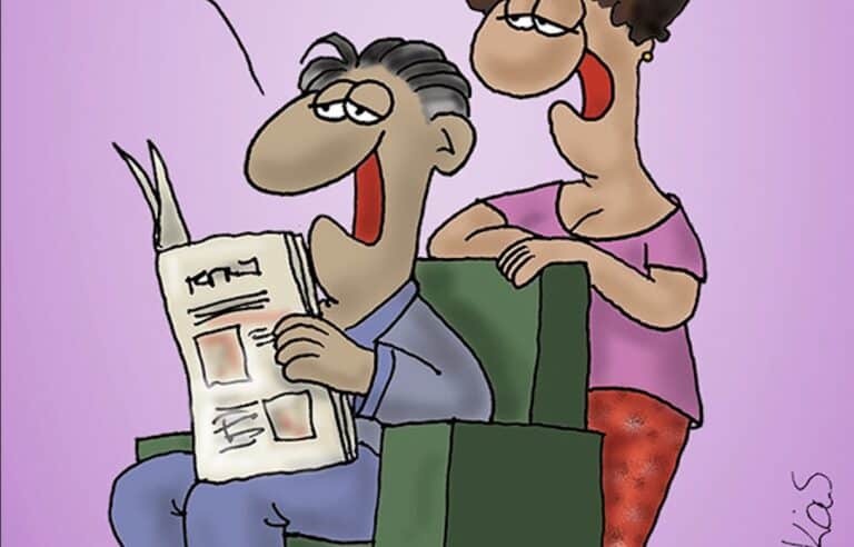 Σκίτσο του Αρκά για τον Άγιο Βαλεντίνο: Ο σύζυγος που… ξέχασε τη γιορτή