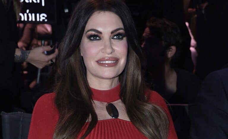 Η Κίμπερλι Γκιλφόιλ με τον γιο της στον ελληνικό τελικό της Eurovision