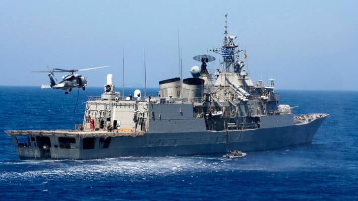 Αναφορές ότι η φρεγάτα «Ψαρά» εξουδετέρωσε ιρανικό σμήνος drones Shahed χωρίς να εκτοξεύσει πύραυλο