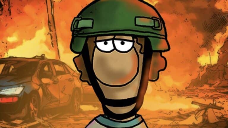 Το σκίτσο του Αρκά για τον πόλεμο – «Δεν είναι αντίφαση, είναι διαστροφή»