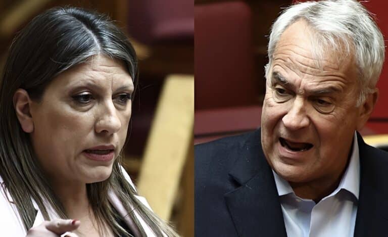 Η Ζωή Κωνσταντοπούλου ειρωνεύτηκε τον Μάκη Βορίδη: «Μισό λεπτό να περάσουν οι αθώοι» – Χαμός στο περιστύλιο της Βουλής