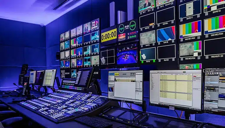 core broadcast equipment tv studio