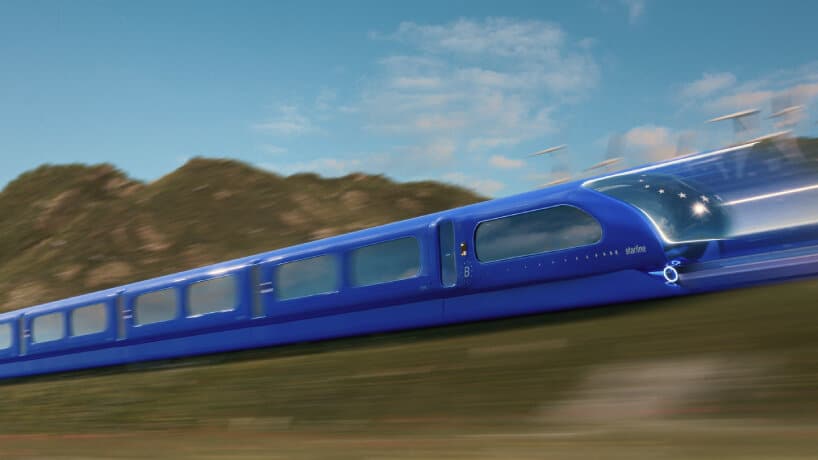 high speed train starline 21st europe travel continent metro lines designboom 03