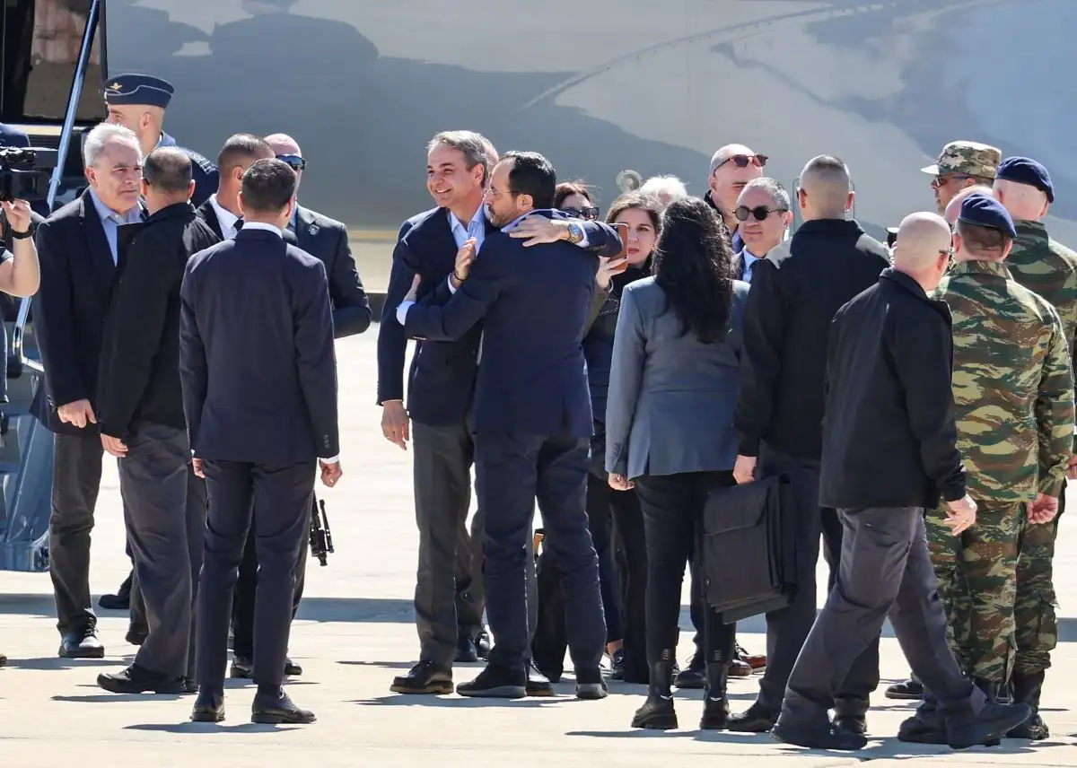 Έφτασε στην Κύπρο o Κυριακός Μητσοτάκης 1 mitsotakis christodoulides3