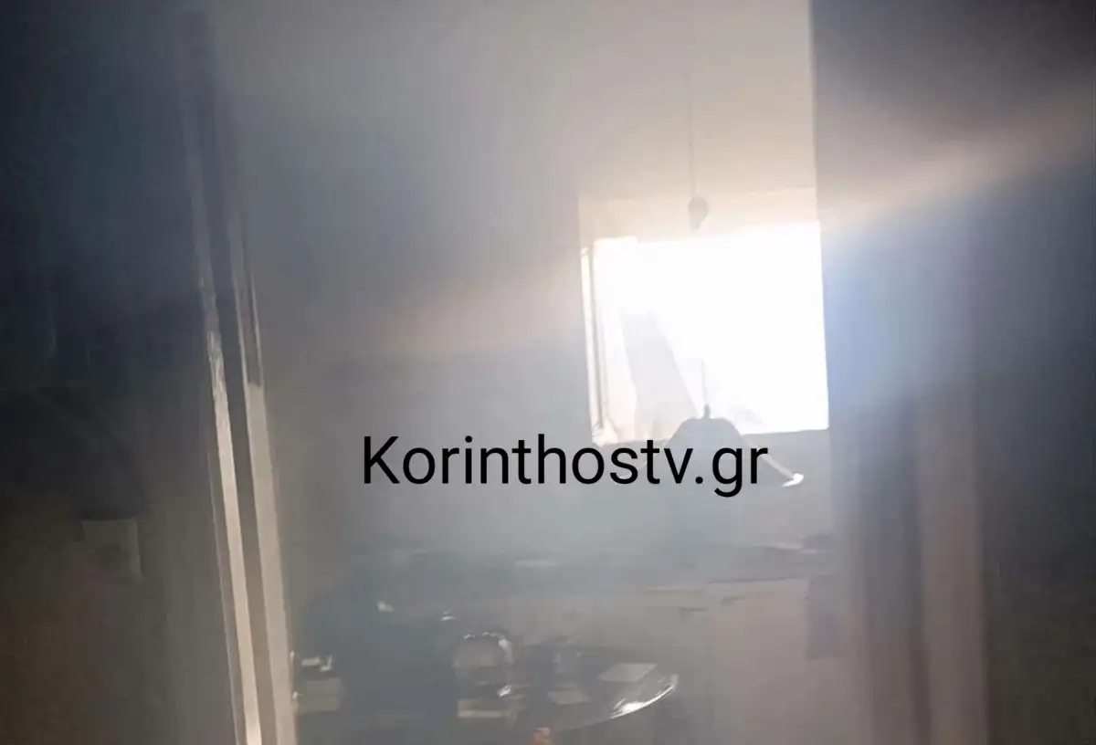 Τραγωδία σήμερα στη Νεμέα - Ηλικιωμένη απεγκλωβίστηκε νεκρή από φωτιά σε σπίτι 2 nemea fotia 1