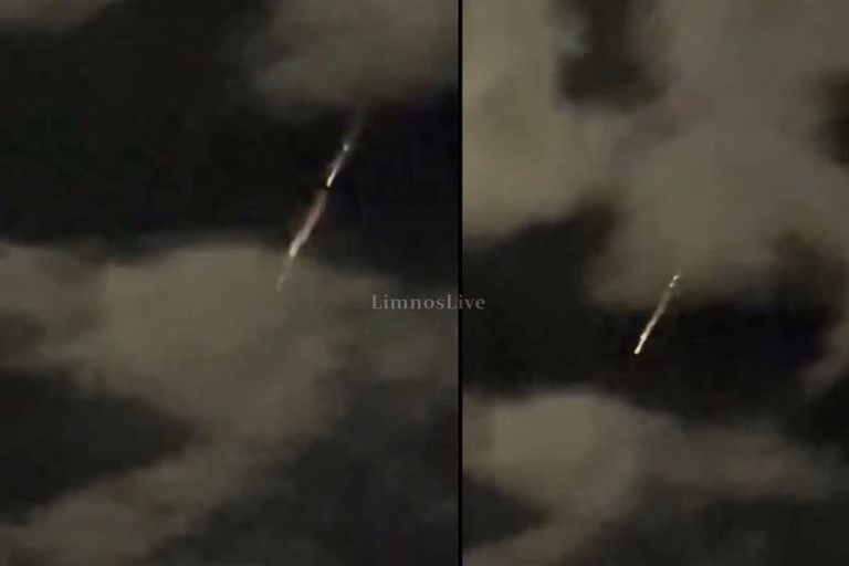 Μυστήριο στη Λήμνο: Βίντεο καταγράφει παράξενα αντικείμενα να πέφτουν από τον ουρανό