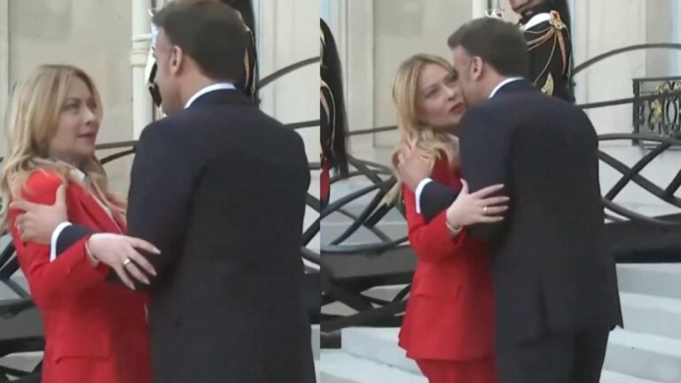 Απίθανο βίντεο με Μακρόν και Μελόνι! Εντελώς διαχυτική και λίγα λέμε…. Έρχονται χαστούκια από την Μπριζίτ