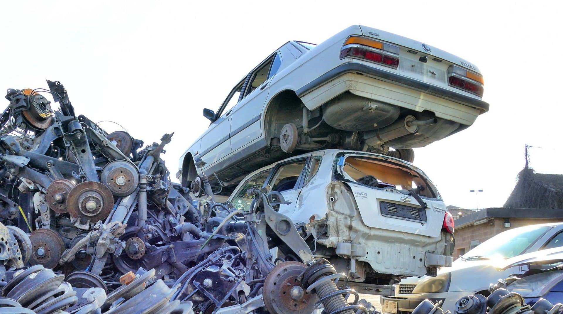 polluting car scrapping center take advantage government incentives used spare parts 77761 458414 type15035