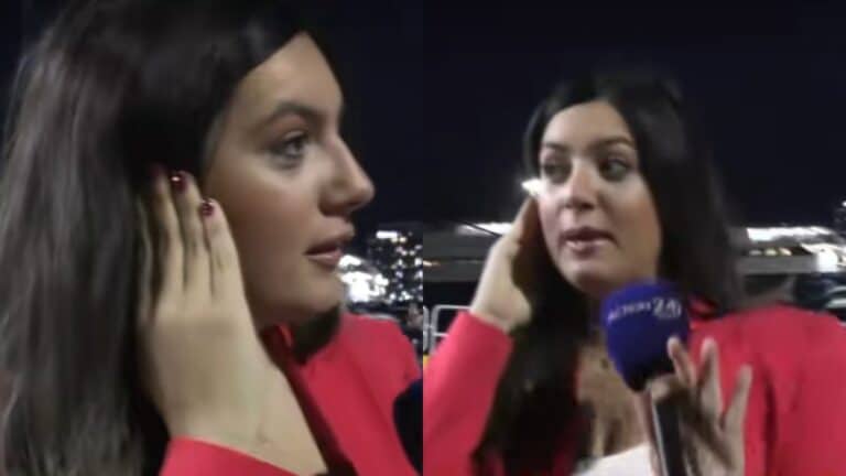 Βρήκαμε την πιο επίμονη δημοσιογράφο τηλεόρασης που κάνει γκάλοπ για το Πάσχα στο λιμάνι του Πειραιά