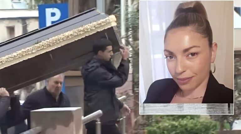 Θρήνος στην κηδεία της Ελευθερίας Γιακουμάκη