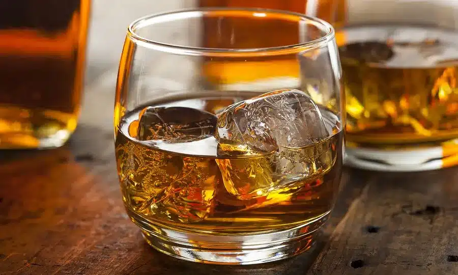bigstock alcoholic whiskey bourbon in a 62494334