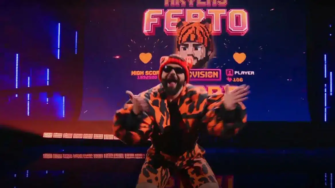 Σάρωσε ο Ακύλας στον μεγάλο τελικό της Eurovision - Η εντυπωσιακή εμφάνιση του 1 ert2 mkt