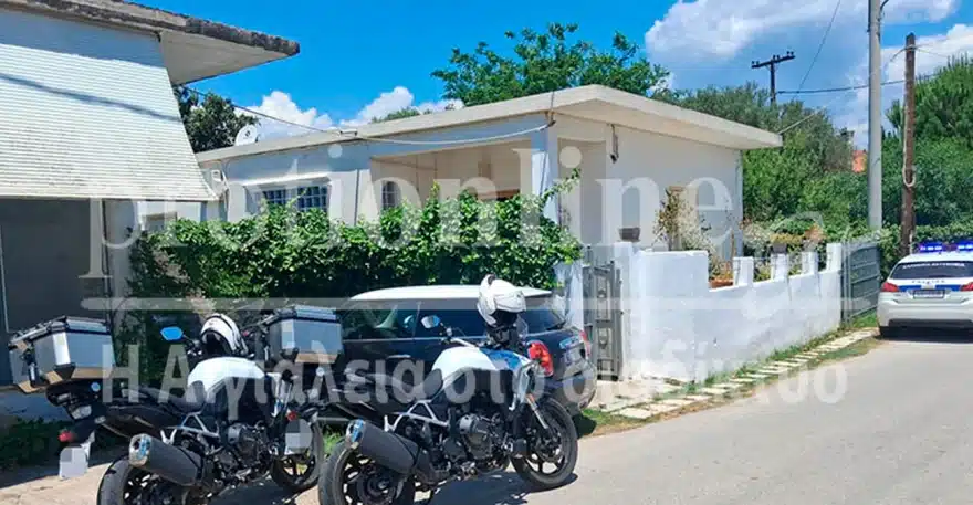 Αίγιο: Μητέρα και γιος βρέθηκαν νεκροί μέσα σε λίμνη αίματος 1 egklima aigio maketa