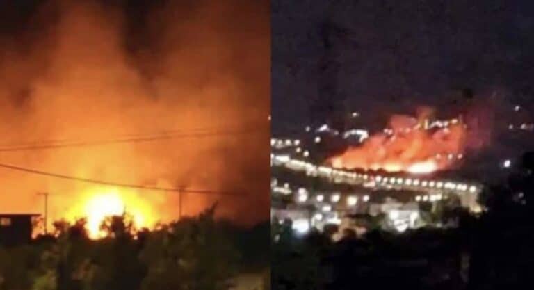 Φωτιά στην Κερατέα – Επιχειρούν ισχυρές δυνάμεις της Πυροσβεστικής
