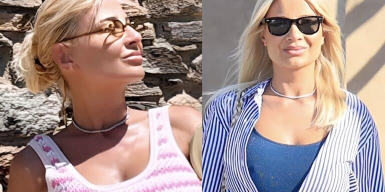Σαν άγαλμα η Φαίη Σκορδά: Πόζαρε στην Αντίπαρο με σαγιονάρα και άψογο στυλ σαν Ελληνίδα Barbie