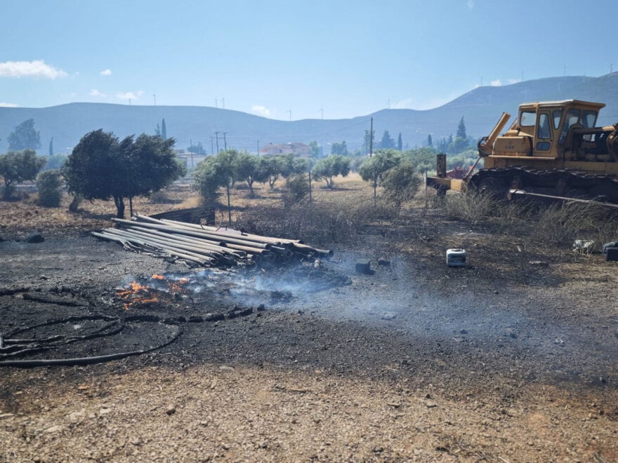 Θήβα: Η πυρκαγιά έφτασε στην Ξηρονομή – Νέα μηνύματα του 112 για απομάκρυνση κατοίκων 7 fwtia voiwtia 6