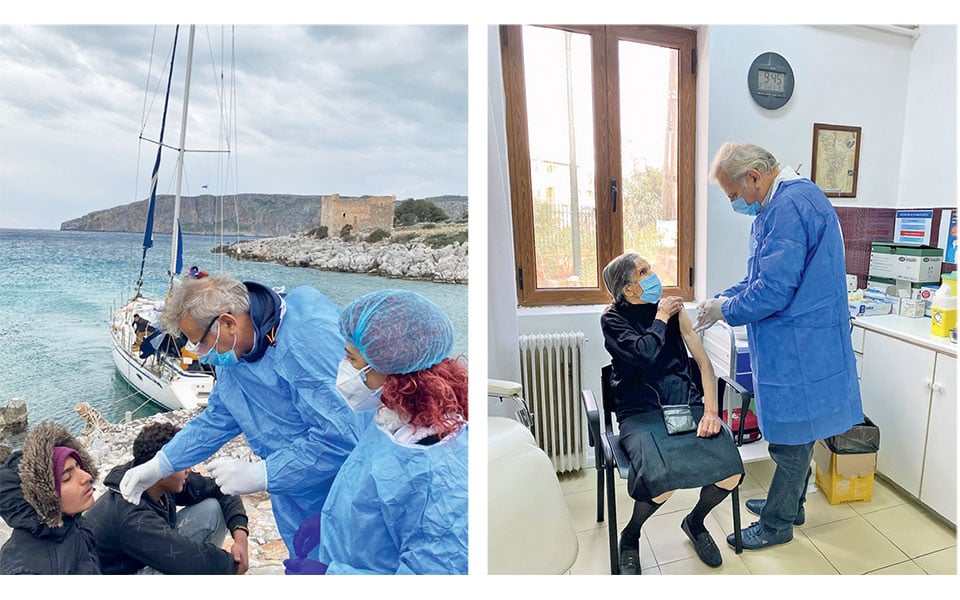 «Ο γιατρός οδηγεί το ασθενοφόρο;»: Ποιος είναι ο διευθυντής του Κέντρου Υγείας Αρεόπολης που κάνει και τον τραυματιοφορέα 3 gkat 08 0501