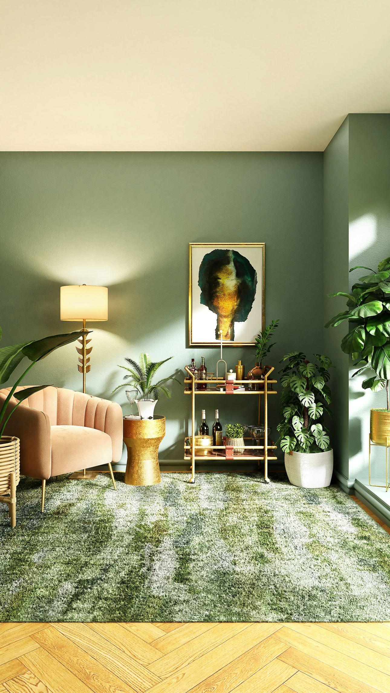 plants living room