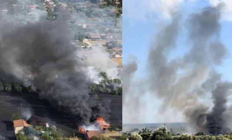 Φωτιά στη Καλλικράτεια Χαλκιδικής – 112 για εκκένωση των οικισμών Κηπούπολη και Αμπελάκια, κοντά στα σπίτια οι φλόγες