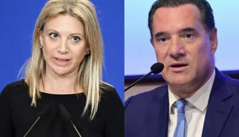 Άστραψε και βρόντηξε η Καρυστιανού για τον Άδωνι για βέτο στο ΝΑΤΟ και ποινικούς κώδικες