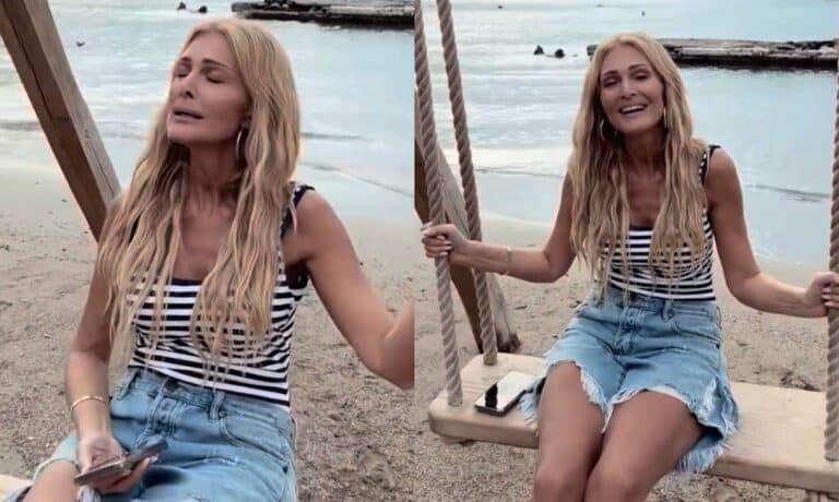 Όλοι μιλάνε για την Νατάσα Θεοδωρίδου – Τραγούδησε ακαπέλα Μάνο Χατζιδάκι με φόντο το απέραντο γαλάζιο και αποθεώθηκε