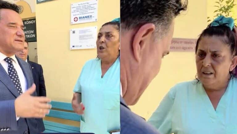 Χαμός με νοσηλεύτρια! Ο Άδωνις της έκανε παρατήρηση γιατί κάπνιζε και εκείνη του έδωσε την πιο αποστομωτική απάντηση