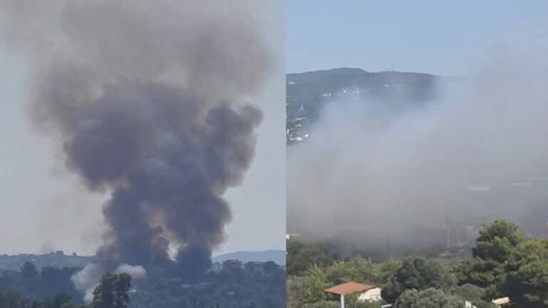 Φωτιά στον Ωρωπό – Στη μάχη 4 εναέρια μέσα  – Ήχησε το 112