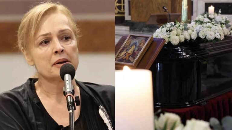 Συγκλόνισε τους πάντες μέσα στην εκκλησία ο επικήδειος της Νίκης Παλλικαράκη στην κηδεία της Μάρως Κοντού – «Κράτησες περήφανο το παιδί μέσα σου»