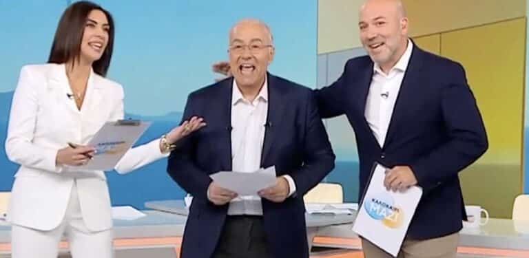 Η Άννα Λιβαθυνού και ο Στέφανος Σίσκος έκαναν πρεμιέρα στον ΑΝΤ1 – Τι είπαν στην έναρξη