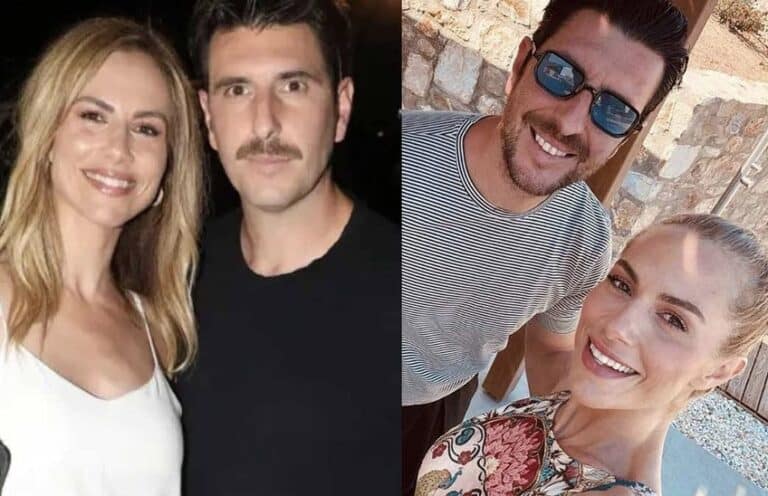 Ντορέττα Παπαδημητρίου και Γιώργος Γεροντιδάκης φουλ ερωτευμένοι στις καλοκαιρινές τους διακοπές – Ποζάρουν αγκαλιά στη θάλασσα