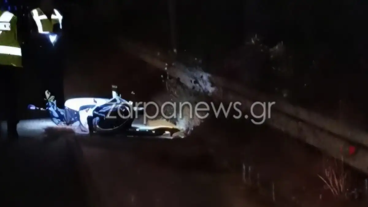 Διπλή τραγωδία στα Χανιά: Νεκροί δυο νέοι μετά από τροχαίο με μηχανή στην εθνική οδό 1 troxaio xania 1200x675 1