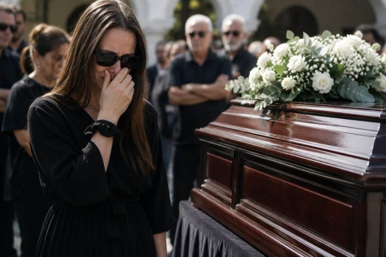 Κηδεία Κόκοτα: Σπαραγμός! Μητέρα και κόρη συντετριμμένες στο τελευταίο «αντίο»