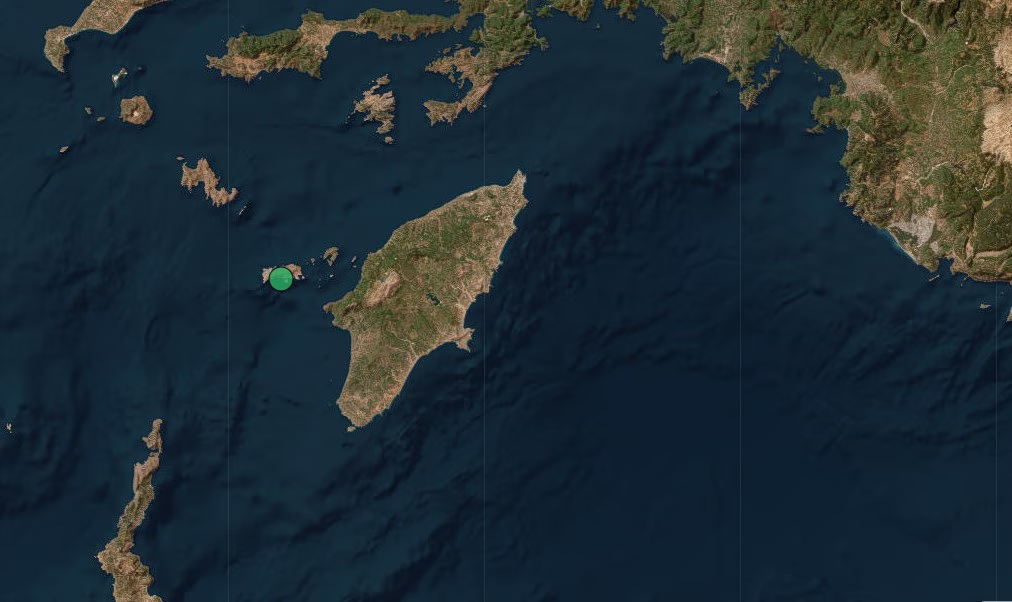 Σεισμός στη Χάλκη το μεσημέρι του Σαββάτου 3 seismos chalki 1