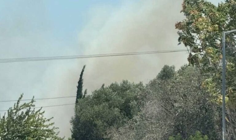 Φωτιά στη Βιομηχανική Περιοχή Κορωπίου, μήνυμα από το 112 για ετοιμότητα