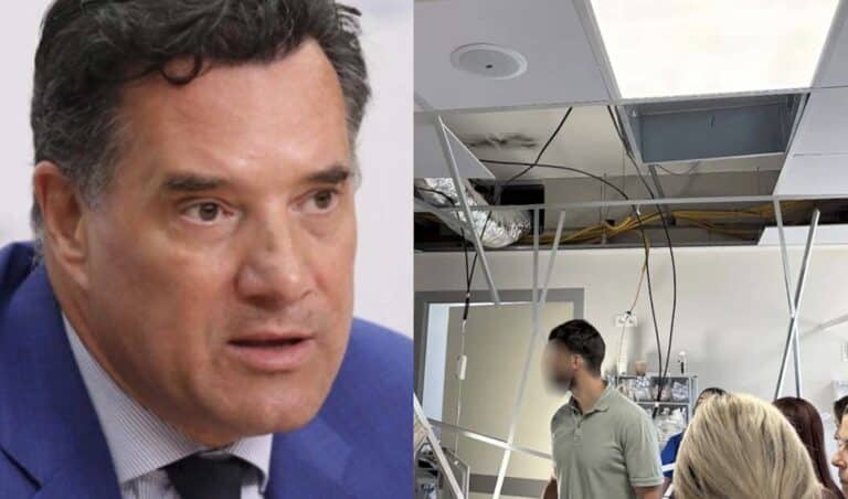 Άδωνις για το περιστατικό στα ΤΕΠ Νοσοκομείου Κορίνθου: «Δεν έπεσε η ψευδοροφή, την ξήλωσαν»