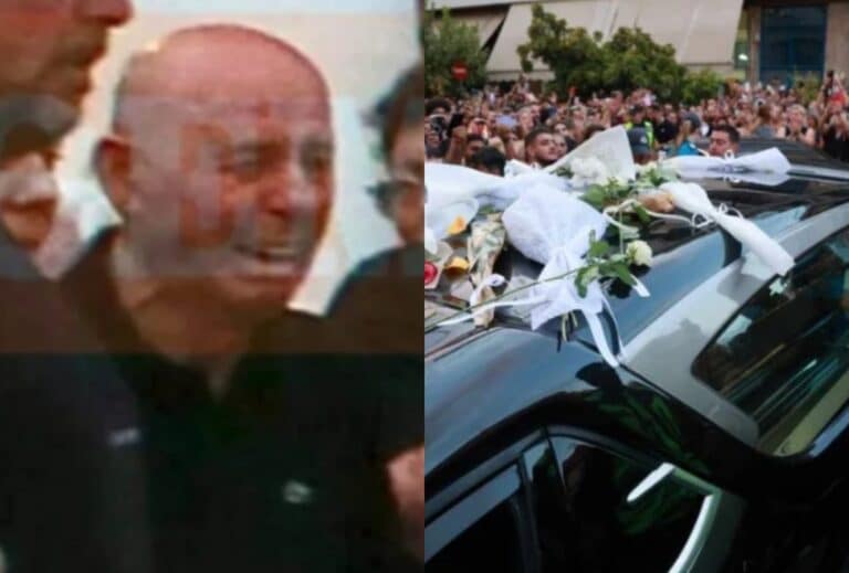 Η εικόνα που συγκλόνισε στη Νίκαια: Η στιγμή που περνάει το φέρετρο του γιού του μπροστά του και Καταρρέει