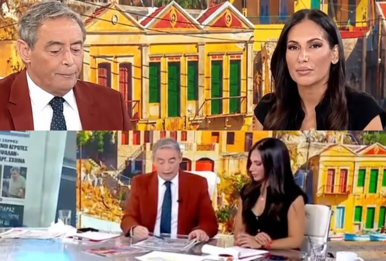 Αμηχανία στον αέρα για την Ανθή Βούλγαρη: Το πρωτοσέλιδο εφημερίδας για την υπόθεση με τον σύζυγό της και η άβολη στιγμή στην εκπομπή