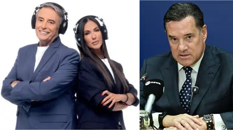 Άγριος καβγάς στον αέρα με Άδωνι και Ανθή Βούλγαρη: «Ζητήστε συγγνώμη για τα ξυλόλια» – «Κι εσείς για τα νανογιλέκα» 2 6d302222d4d048bab26f3d330ed04357