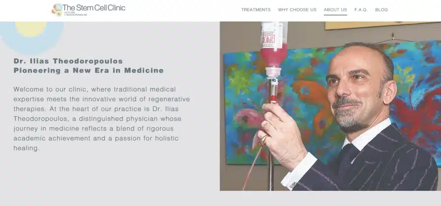 Stem Cell: Ποιος είναι ο επικεφαλής της «υποτιθέμενης κλινικής» που «έσβησε» ο Γιώργος Μαζωνάκης 2 da1f8cc5 9202 4ec5 a662 4281dfd77bf2 1