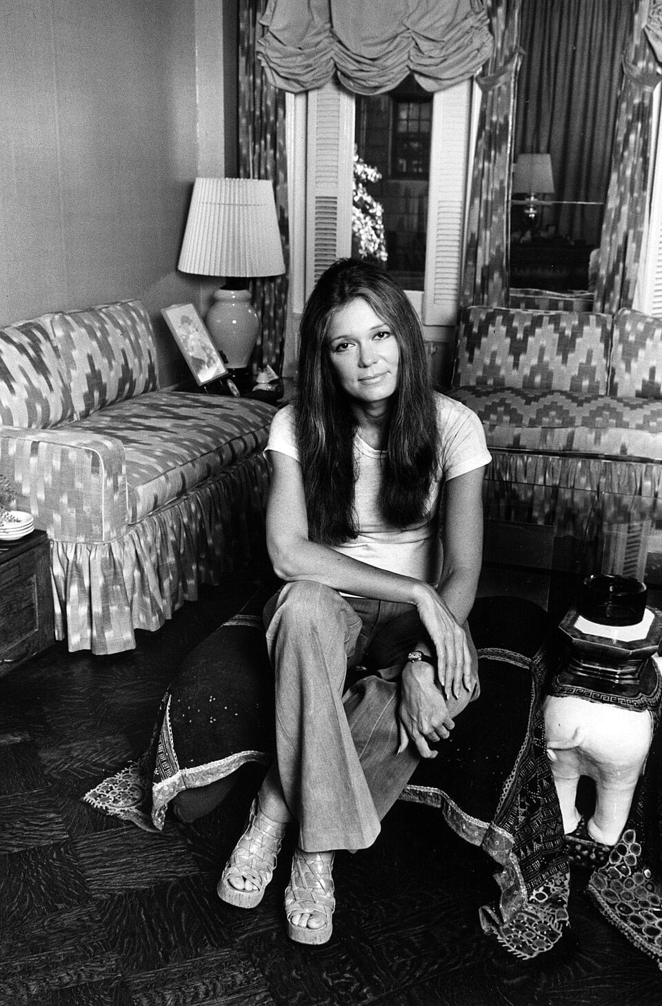 gloria steinem 1977 ©lynn gilbert