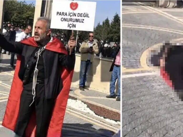 Τουρκία: Απόστρατος αστυνομικός έβαλε τέλος στη ζωή του σε διαδήλωση για τις χαμηλές συντάξεις