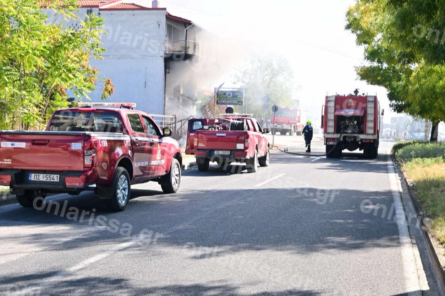 Έκρηξη σοκ σε συνεργείο υγραεριοκίνησης - Το κτίριο τυλίχθηκε στις φλόγες 13 202610051140007340