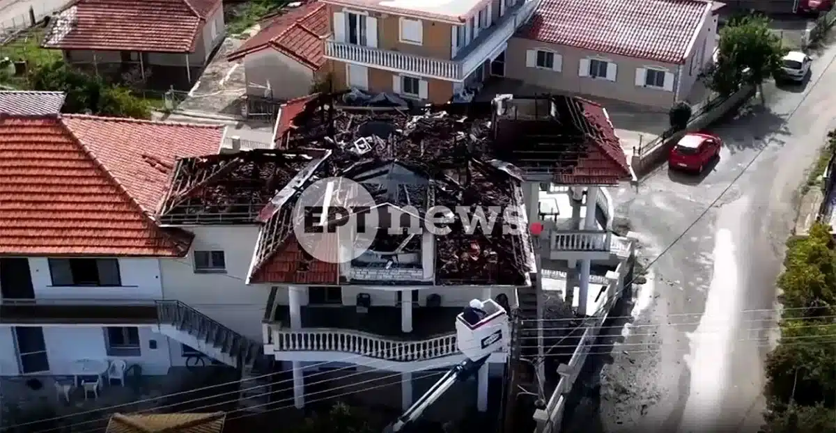 Πάργα: Κεραυνός προκάλεσε φωτιά σε διώροφη κατοικία – Καταστράφηκε ολοσχερώς η σοφίτα 1 5434534