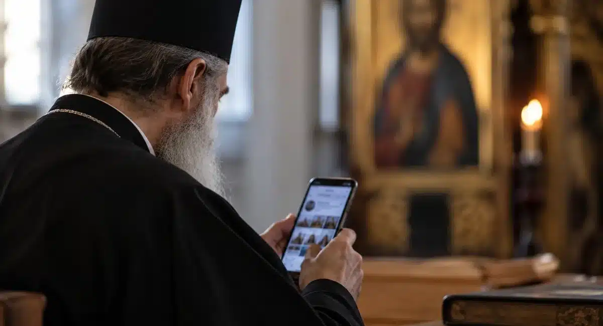 «Φρένο» στα social media για ιερείς και μοναχούς – Τι προβληματίζει την Ιερά Σύνοδο και ποια μέτρα εξετάζονται 5 iereis kai social media