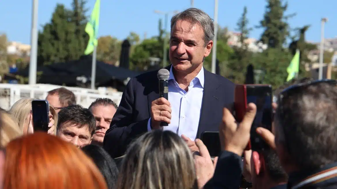 Μητσοτάκης: «Eίμαστε η μόνη πολιτική δύναμη η οποία μπορεί να ανακουφίσει τους πολίτες άμεσα» 1 mitsotakis lavrio