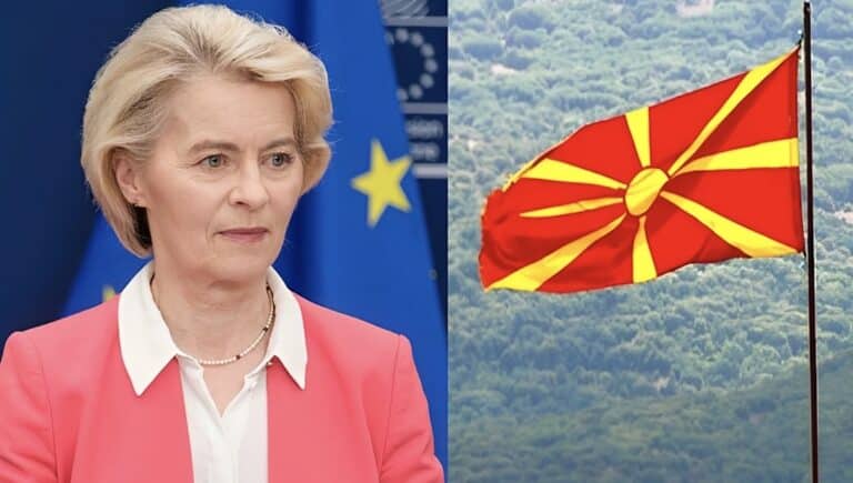 Σάλος με αυτά που είπε η Ούρσουλα Φον ντερ Λάιεν για τα Σκόπια