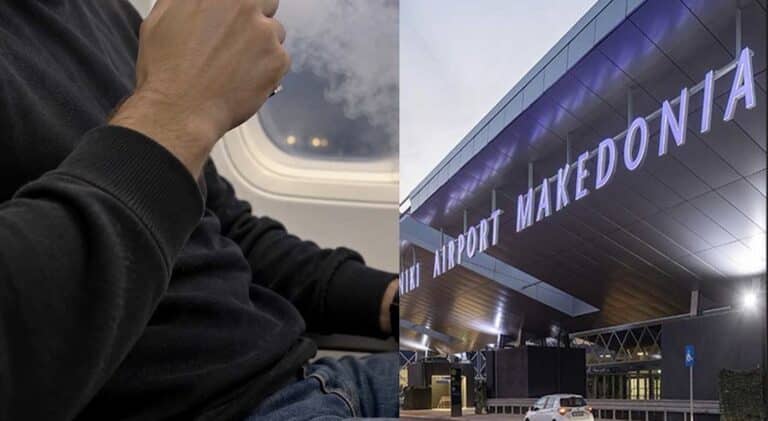 Χαμός σε πτήση από το Ηράκλειο για Θεσσαλονίκη – Δεν έσβηνε το τσιγάρο και κατέληξε με χειροπέδες