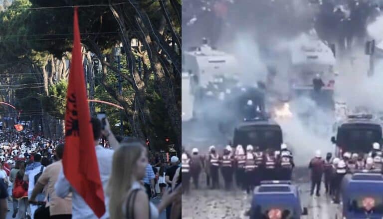 Αλβανία: «Αυτή είναι επανάσταση, κουραστήκαμε» – Επιχειρηματίες κατεβάζουν ρολά σε ένδειξη συμπαράστασης