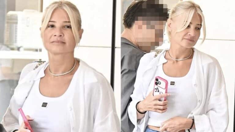 Τα πιο καλλίγραμμα πόδια της ελληνικής τηλεόρασης: Η Φαίη Σκορδά άβαφη και με φούστα είναι η επιτομή της φυσικής ομορφιάς
